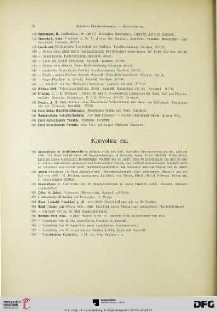 Konvolute etc. (Nr. 848-906)