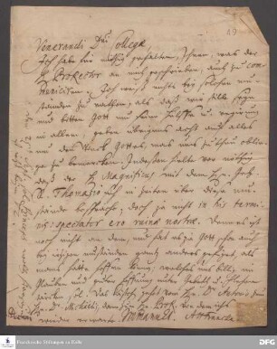 Brief von August Hermann Francke an [Paul Anton, Johann Daniel Herrnschmidt, Jochim Just Breithaupt, Johann Heinrich Michaelis, Joachim Lange].
