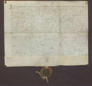 Hans Konrad Gengenbach, Messerschmied zu Mosbach, verschreibt sich gegenüber die kurpfälzischen Stiftsschaffnei zu Mosbach wegen 30 Gulden.