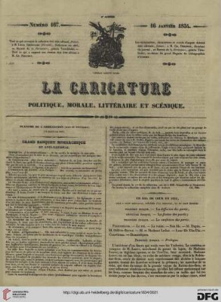Numéro 167 (16 Janvier 1834)