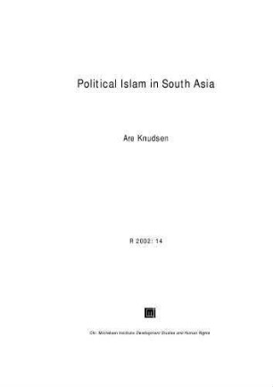 Political Islam in South Asia