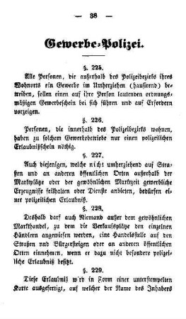 Gewerbe-Polizei