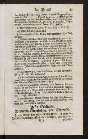 37-48, Veste Erdharze. Bernstein. Steinkohlen. Torf. Schwefel. §. 41. - Das Pferdegeschlecht. §. 51.