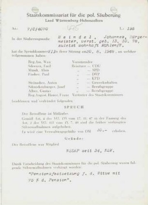 Heindel, Johannes