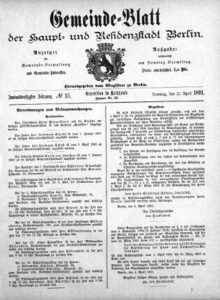 1891,15: No. 15, 12. April 1891
