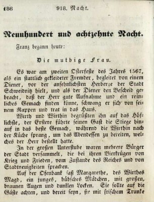 Neunhundert und achtzehnte Nacht