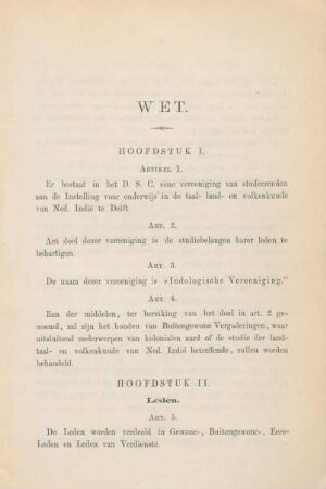Hoofdstuk II. Leden