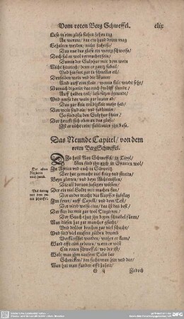 Das Neunde Capitel/von dem roten BergSchweffel.