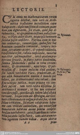 LECTORIS.