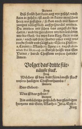 Volget das dritte fürnämste stuck.