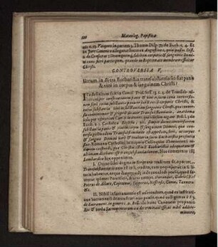 Utrum in Sacra Eucharistia transsubstantiatio fiat panis & vini in corpus & sanguinem Christi?