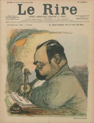 Le Gotha du "Rire", No XXIV, M. Joseph Reinach, Chef de l'autre État-Major