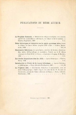 Calvin hébraïsant et interprète de l'ancien Testament