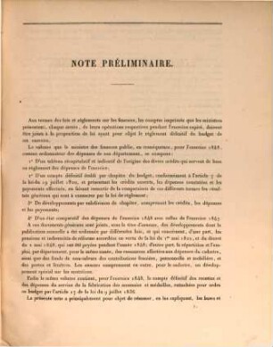 Compte définitif des dépenses : de l'exercice .... 1848 (1850)