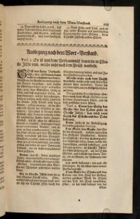 135-155, Auslegung nach dem Wort-Verstand