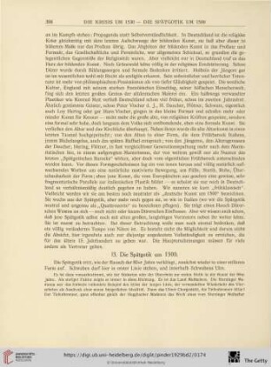 13. Die Spätgotik um 1500