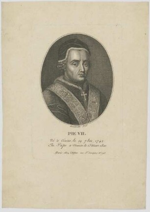 Bildnis des Pie VII.