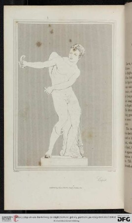 Cupid bending his bow