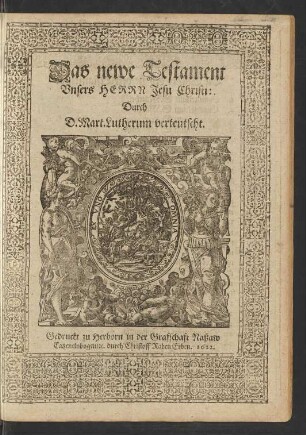 Das newe Testament Unsers Herrn Jesu Christi