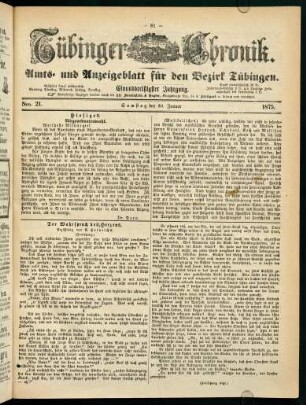 81-88, 30. Januar (Nro. 21) - 31. Januar (Nro. 22)