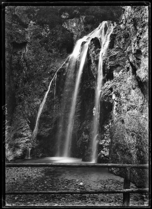 Österreich. Marienwasserfall in der Grünau bei Mariazell