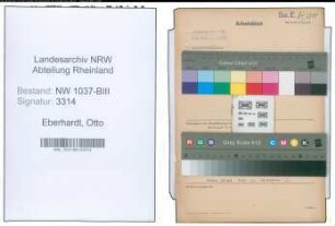 Entnazifizierung Otto Eberhardt , geb. 26.02.1893 (Hotelbesitzer)