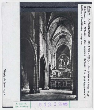 Avila: Kathedrale, Blick zur Chorschranke