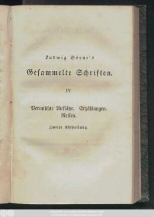 Theil 4 = [3], Abth. 2: Gesammelte Schriften