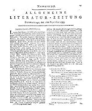 Beytrag zur gemeinnützlichen Lesung der heiligen Schrift. [T.1.] Leipzig: Jacobäer 1784