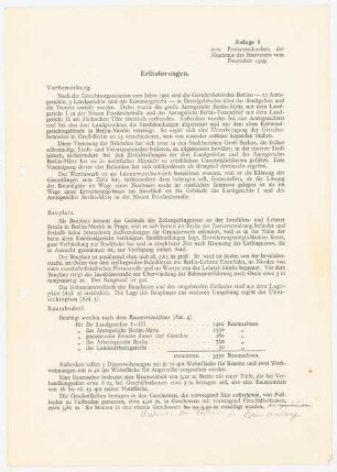 Justizgebäude, Berlin-Moabit: Preisausschreiben Ideenwettbewerb, Anlage 1