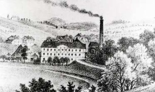 Sebnitz. Papierfabrik, 1826 errichtet, Repro