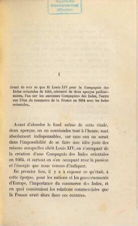 Louis XIV et la Compagnie des Indes orientales de 1664 ...
