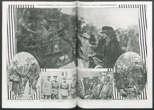 Últimas informaciones gráficas de la conflagración europea [Dibujos y fotografías]