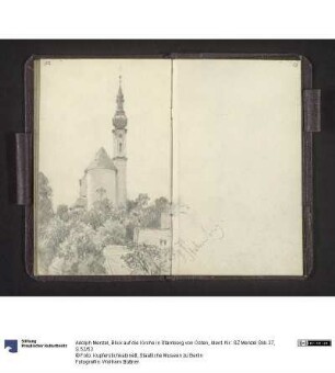 Blick auf die Kirche in Starnberg von Osten