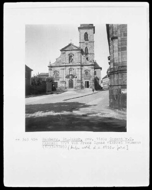 Katholische Sodalitätskirche Sankt Jakob & Ehemalige Chorherrenstiftskirche — Fassade