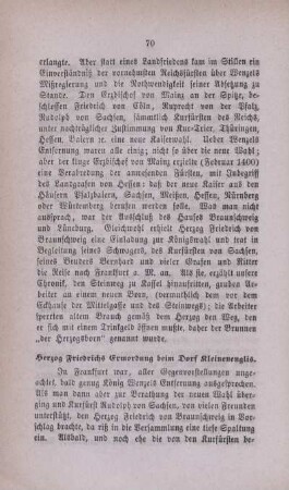 Herzog Friedrichs Ermordung beim Dorf Kleinenenglis.