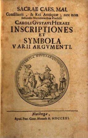 Inscriptiones et symbola, varii generis