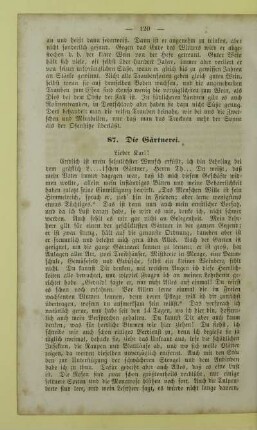 87. Die Gärtnerei