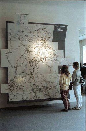 Berlin: Die Reise nach Berlin; Tagebuch-Landkarte; Ausschnitte