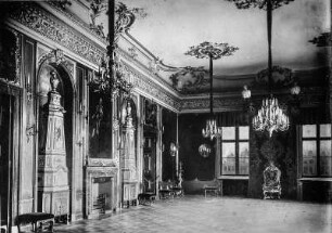 Residenzschloss Dresden, Eckparadesaal : Dresden, Residenzschloss. Westflügel. Eckparadesaal der Paraderäume