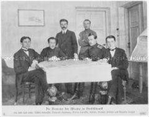 Bildtafel aus einer Serie zu den Friedensverhandlungen in Brest-Litowsk (Nr. 6987)