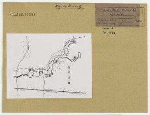 Schematische Landkarte zu Werl-, Peetz- und Möllensee. Grünheide, Werl-, Peetz- und Möllensee/Alt-Buchhorst