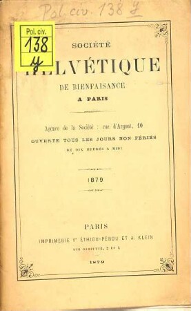 Rapport. 59. 1878/79 (1879)