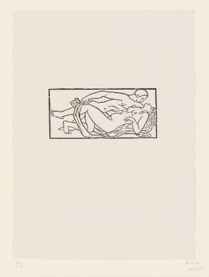 Hingabe, aus: Ovid, "Kunst des Liebens", Lausanne 1935, S. 29