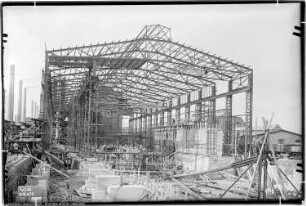 Bau Me 275 Maschinenhaus und Ammoniakverbrennung