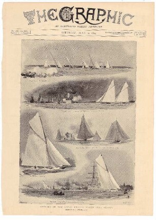 Opening of the Royal Thames Yacht Club Season ("Brittannia", "Vendetta" and "Carina")