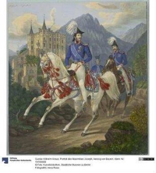 Porträt des Maximilian Joseph, Herzog von Bayern