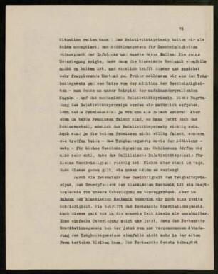 [Unzulänglichkeit des Newtonschen Gesetzes]