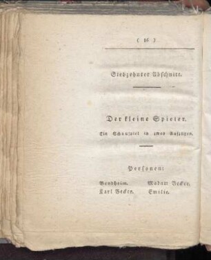 Siebenzehnter Abschnitt