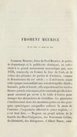 Froment Meurice
